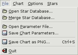 [StarPlot File menu]